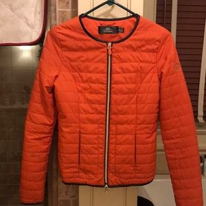 AA Platinum Equestrian Styled Coat XS Orange and Black